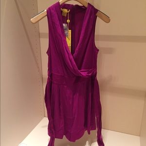 Purple Cath Malandrino romper from "Gossip Girl"
